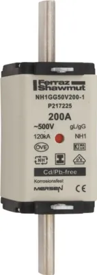 Produktbild von Mersen NH-Sicherungseinsatz SG NH1GG50V200-1 P217225