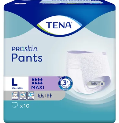 Image de TENA Pants Maxi Large Culotte à usage unique, 10 pces Culotte à usage unique