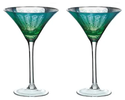 Image de Verres à cocktail Artland Paon – Lot de 2
