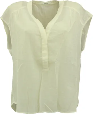 Produktbild von 31897 Opus, Fabbi, Damen Bluse Tunika Shirt, Jersey, cremeweiß, 36
