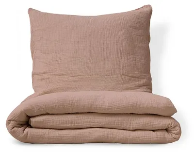 Produktbild von Petite Amélie Bettwäsche-Set – 140x200 cm – Baumwolle – Altrosa