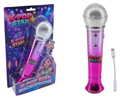 Produktbild von Johntoy K-pop Mikrofon Spielzeug rosa für Kinder Musikspaß