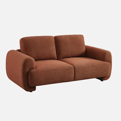 Produktbild von sweeek - 2-Sitzer Sofa mit Stoffbezug - Terrakotta