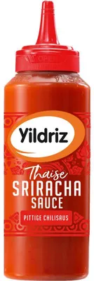 Produktbild von Yildriz Thaise Sriracha Sauce 265g – Scharfe Thai-Chili-Sauce, authentisch & vielseitig