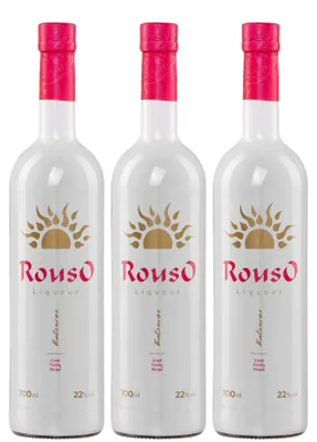 Produktbild von Rouso Likör| 3x 0,7l | 22% Vol. | Fruchtig | Likör | Aus Griechenland |+20ml Jassas Olivenöl