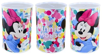 Produktbild von Spardose für Jungs & Mädchen aus Metall Ø 10 cm bekannte Kindermotive