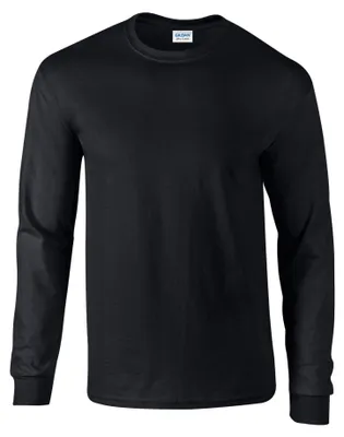 Image de Gildan - T-shirt pour hommes/femmes unie à manches longues FK2670 (5XL) (noir)