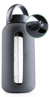 Produktbild von GOURMETmaxx Glas-Trinkflasche 800 ml