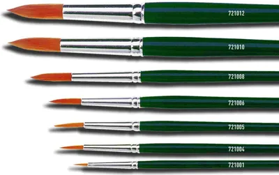 Produktbild von Kreul Pinsel Basic feines Nylon rund spitz Gr. 0