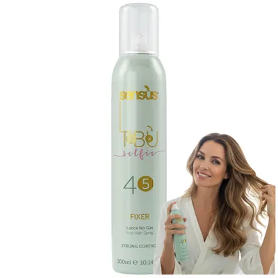 Zdjęcie produktu dla Lakier do włosów Mocny Sensus Fixer 45 Strong No Gas Hairspray 300ml