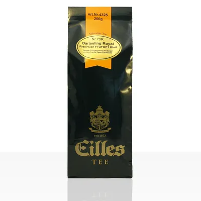 Produktbild von EILLES Tee Darjeeling Royal First Flush Blatt Nr. 73R, 250g loser Tee
