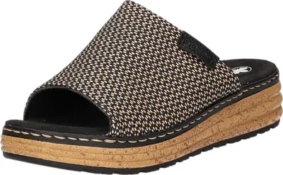 Produktbild von Rieker FSK Damen Sandalen Pantoletten schwarz 36