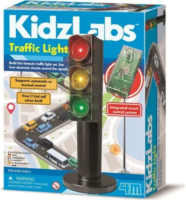 Obrázok produktu pre KidzLabs semafor - stavebnica a vedecká súprava
