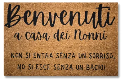 Fußmatte Kokosfaser Benvenuti a casa dei Nonni 60x40 cm