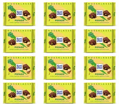 Produktbild von 12x Ritter Sport Pistazie 100g