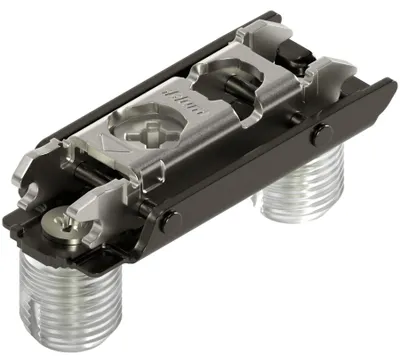 Produktbild von Blum CLIP Montageplatte, gerade 20/32 mm, 0 mm, onyxschwarz,