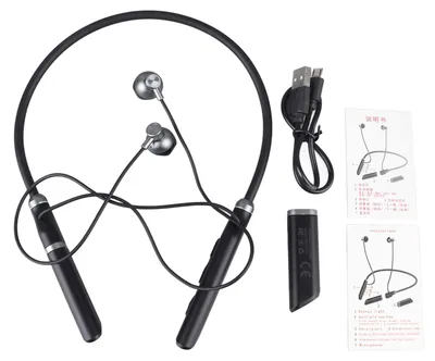 Obrázek produktu pro Bluetooth sluchátka s náhlavní páskou, potlačením hluku, silnými basy, stereem, odolná proti potu, bezdrátová sportovní sluchátka