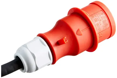 Produktbild von UNITEC CEE Adapterleitung, 16/32A 0.5 m Kabel, H07RN-F5G2.5qmm