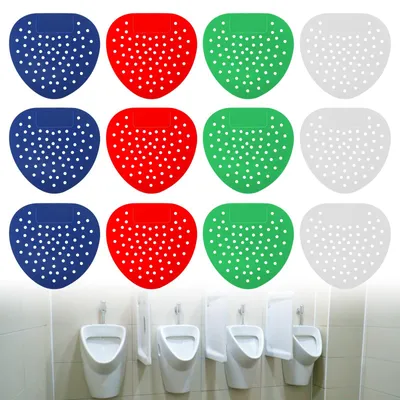 12 Urinal-Siebe mit Duft, Spritzschutz, 19,5 x 18,5 cm