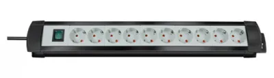 Obrázok produktu pre Brennenstuhl Steckdosenleiste  Premium-Line 10x sw/grau