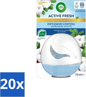 Obrázek produktu pro Air Wick – osvěžovač vzduchu – dekorativní koule z bavlny – 75 ml – výhodné balení – 20 kusů