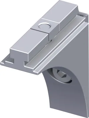Produktbild von Alfer coaxis®-Verbindungswinkel H/T 4,85 cm, Aluminium kugelpoliert