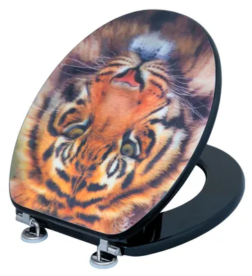 Produktbild von CORNAT WC-Sitz 3-D Tiger Nachbildung, KSD707