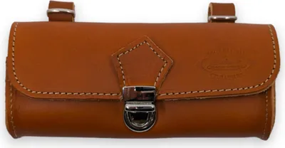 Produktbild von Selle Monte Grappa Retro Satteltasche Leder mit Klickverschlusschnalle Braun