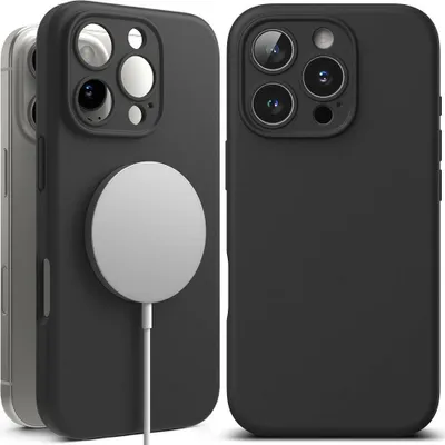 Immagine prodotto di Ringke Silicone Magnetico Magsafe Iphone 16 Pro Nero