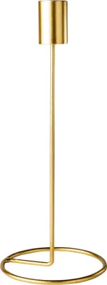 Produktbild von Kerzenhalter Design Gold Metall 23 x 9,5 cm - Einheitsgröße
