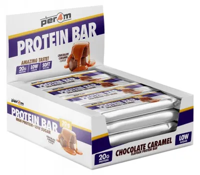 Produktbild von Per4m Protein Bar (12x62g) Chocolate Caramel - Riegel - Protein-Riegel