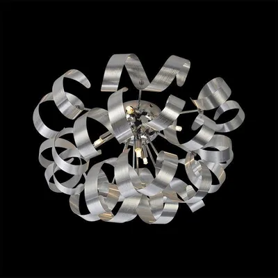 Obrázok produktu pre Stropné svietidlo RIBBON 5xG9/33W, strieborné, D: 60 Š: 30 V: 60 cm, pätica G9
