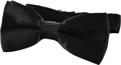 Produktbild von DonDon® Edle Kinder Fliege gebunden und längenverstellbar 9 x 4,5 cm schwarz glänzend in Seidenlook