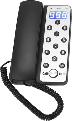 Obrázek produktu pro Bezdrátový interkomový telefon 433MHz stabilní přenos 1000m dlouhý dosah plně duplexní interkomový telefon pro kancelář 1 hlavní jednotka