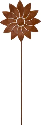 Produktbild von Rostikal Gartenstecker Rost Deko Blume 60 cm Beetstecker Metall Edelrost Gartendeko