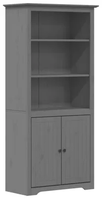 Image de Bibliothèque - Bibliothèques - Étagère à livres - Meuble à compartiments - Rangement - Bois massif de pin
