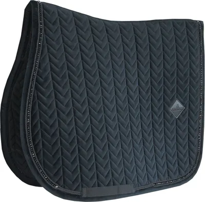 Immagine prodotto di Kentucky Horsewear Pad per selle da salto in velluto con perle nere