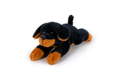 Produktbild von Plüschtier Hund, 15 cm, Pettie, Stofftier Kuscheltier Rottweiler Haustier