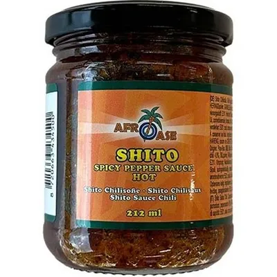 Produktbild von AFROASE Shito Chilisoße 212ml | Spicy Pepper Sauce HOT