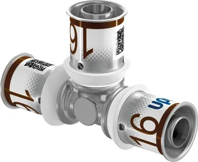 Obrázok produktu pre UPONOR S-Press PLUS, T-kus, 16-16-16, 1 ks.