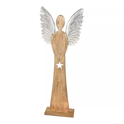 Produktbild von Engel aus Mangoholz  115 cm