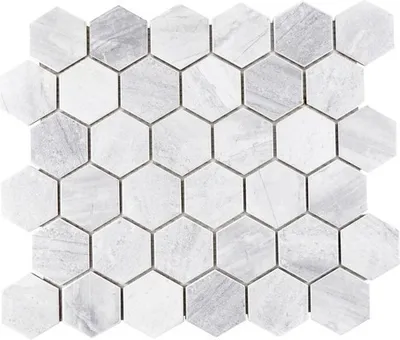Produktbild von Keramikmosaik CTR HX21GM 32,5x28,1 cm grau matt
