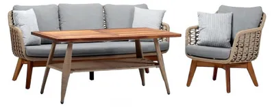 Produktbild von Außenmöbel Garten Möbel Balkonmöbel Terrassenmöbel Sofa Set Couch Rattanmöbel