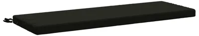 Immagine prodotto di Cuscino per divano SOEST, 100% poliestere, nero, 110 x 40 x 5 cm