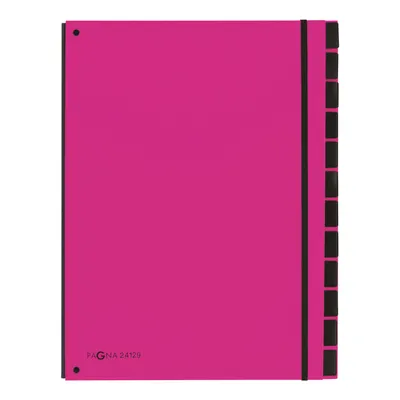 Produktbild von PAGNA Pultordner 24129-34 34x26,5x2cm 12Fächer dunkelrosa