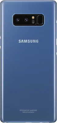Image de Coque pour Samsung Galaxy Note 8 Ultra Fine Transparente Bleu Samsung