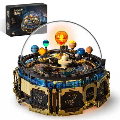 Produktbild von Technik Sonnensystem Modell ab 6 8 10+ Jahre Jungen Kinder, Musikbox Spielbausteine
