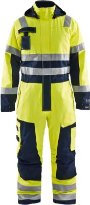 Produktbild von Blakläder Multinorm Winteroverall 6368 1530 in gelb/marineblau, Größe:50