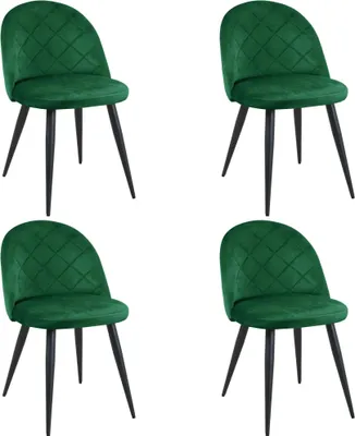 Produktbild von Akord 4Er-Set Stühle In Flaschengrün 46X43X48 Cm