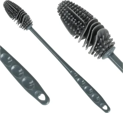 Produktbild von Flaschenreinigungsbürste Silikonwascher schwarz